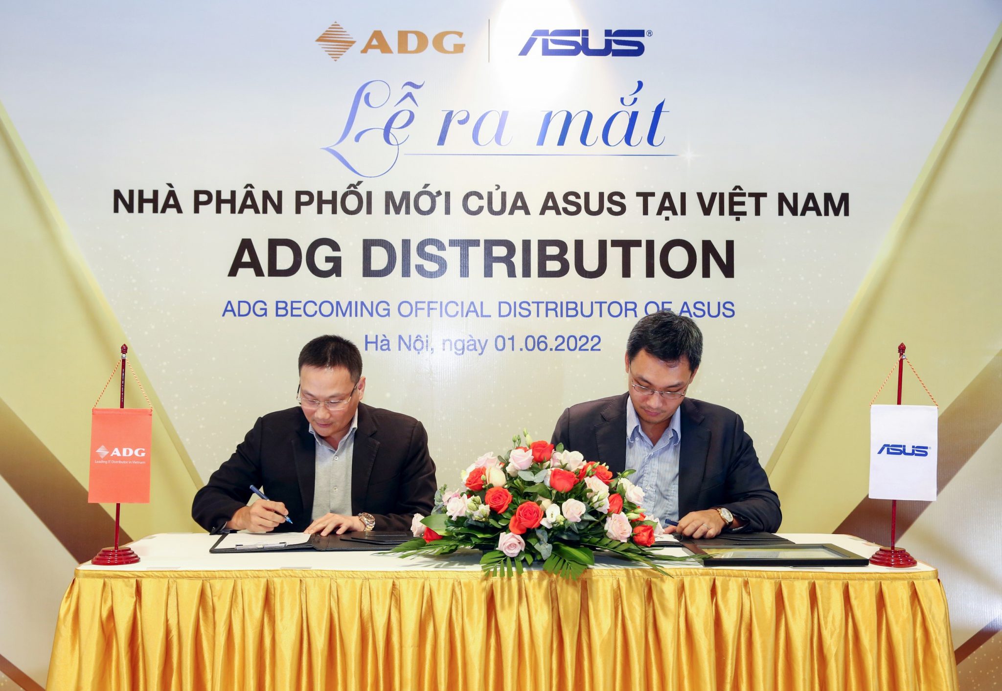 ADG Distribution ký kết trở thành Nhà phân phối Asus tại Việt Nam