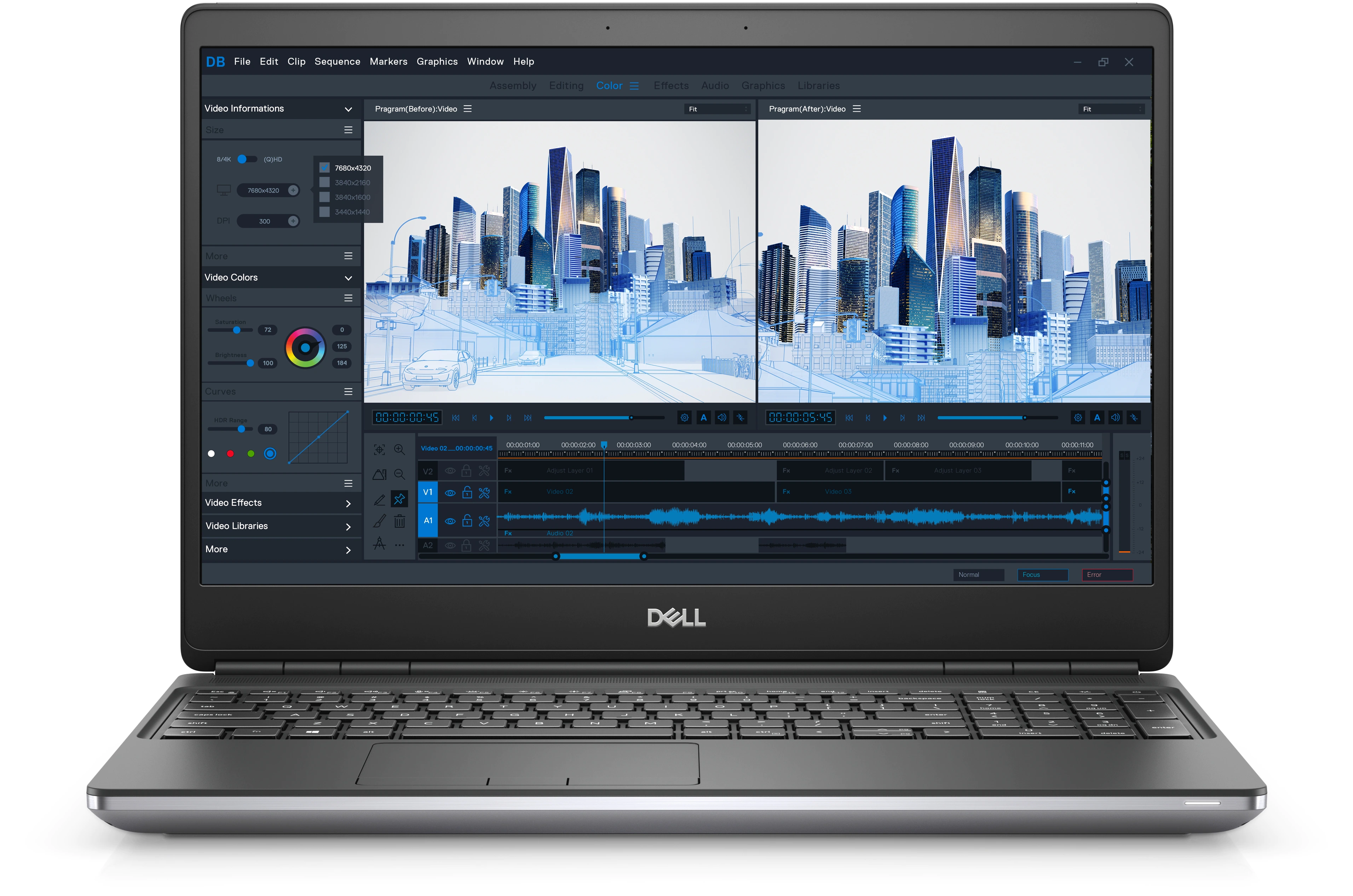 Thông số chi tiết của Laptop Dell Precision 7560